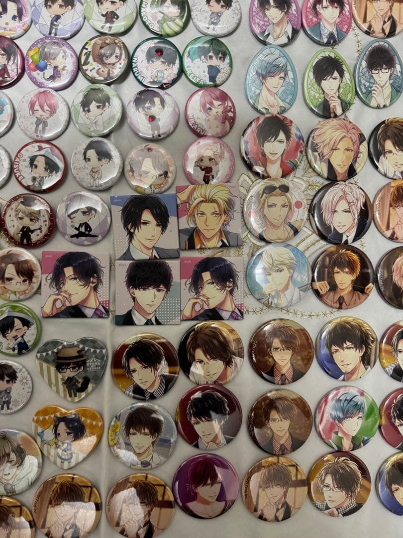 coly 缶バッジ 約420個　大量　セット　スタマイ　ホログラム　ホロ