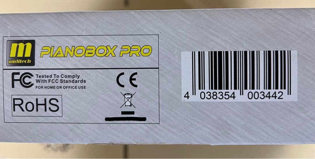 DTM・DAW Miditech Pianobox Pro