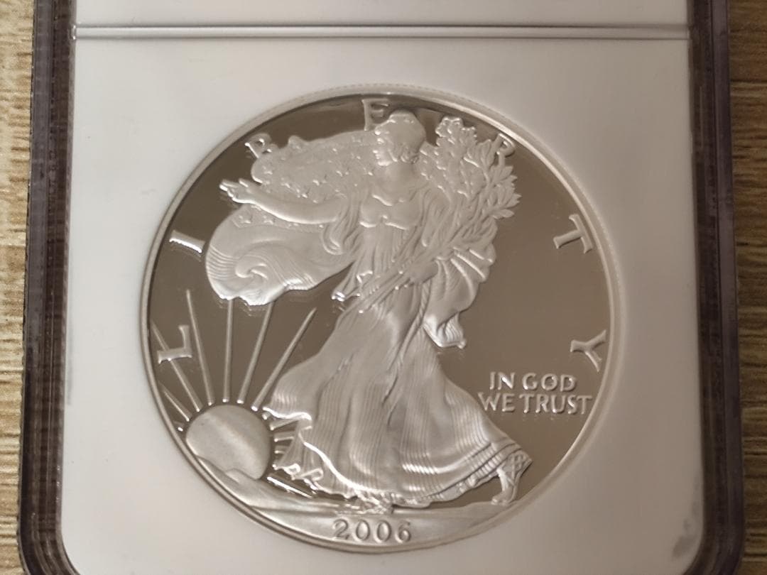 まーちゃん NGC PF70☆2006 アメリカ シルバー イーグル 銀貨