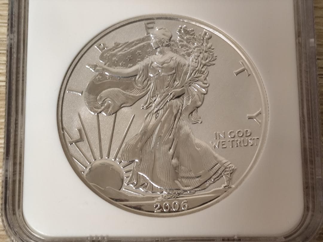 まーちゃん NGC PF70☆2006 アメリカ シルバー イーグル 銀貨