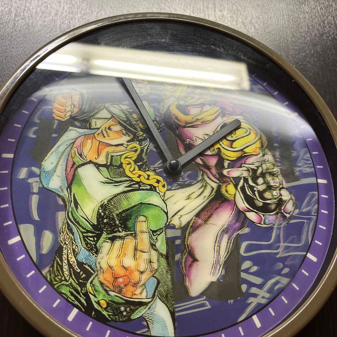 ジョジョの奇妙な冒険 スターダストクルセイダース　壁掛け時計　3Dホログラム