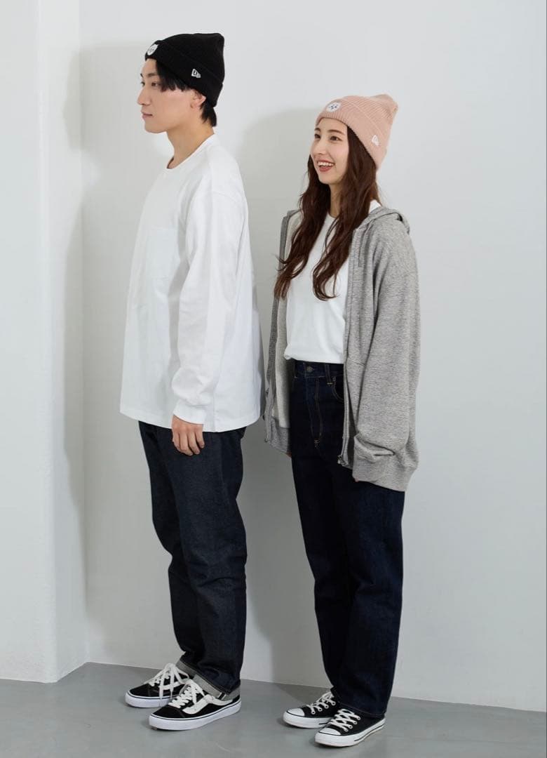 ちいかわ ニューエラ　ニット帽NEW ERA® 黒・グレー・ピンク、3色セット