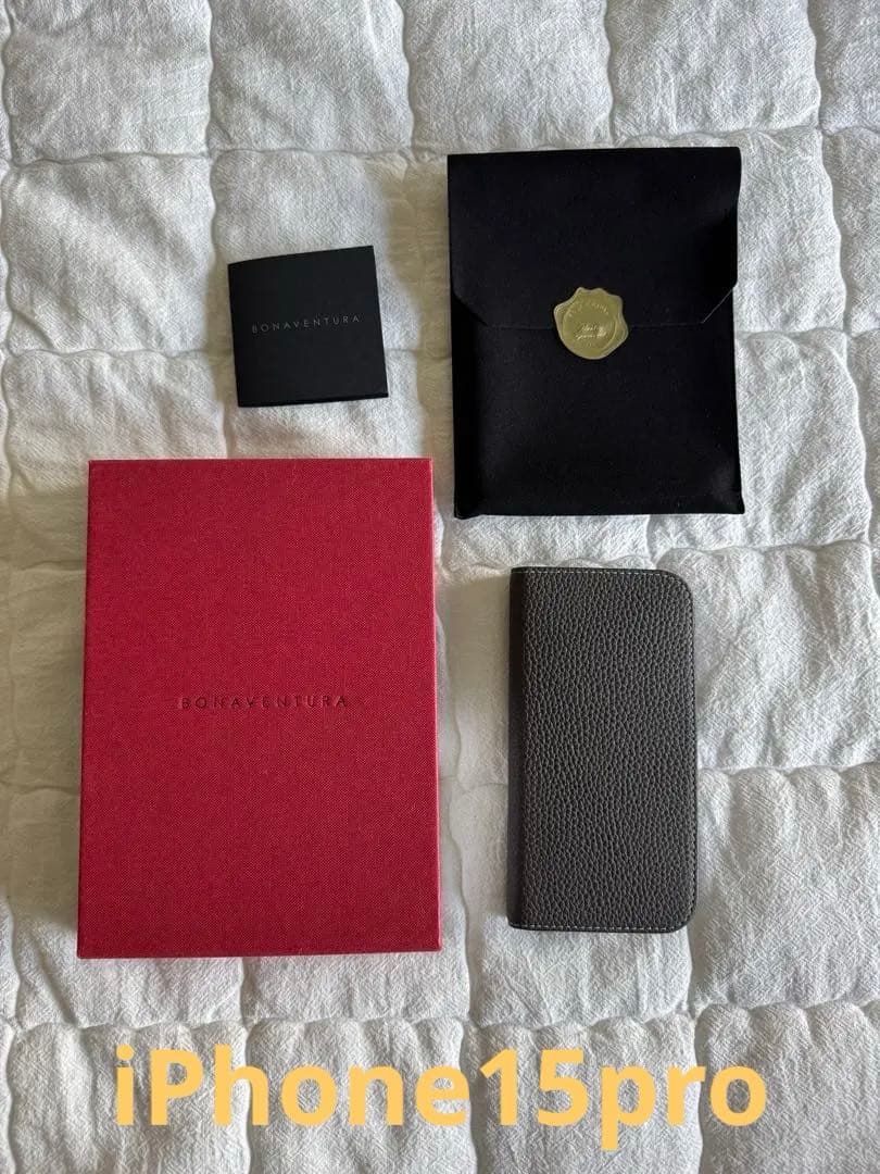 BONAVENTURA ボナベンチュラ　iPhone15pro チャコール