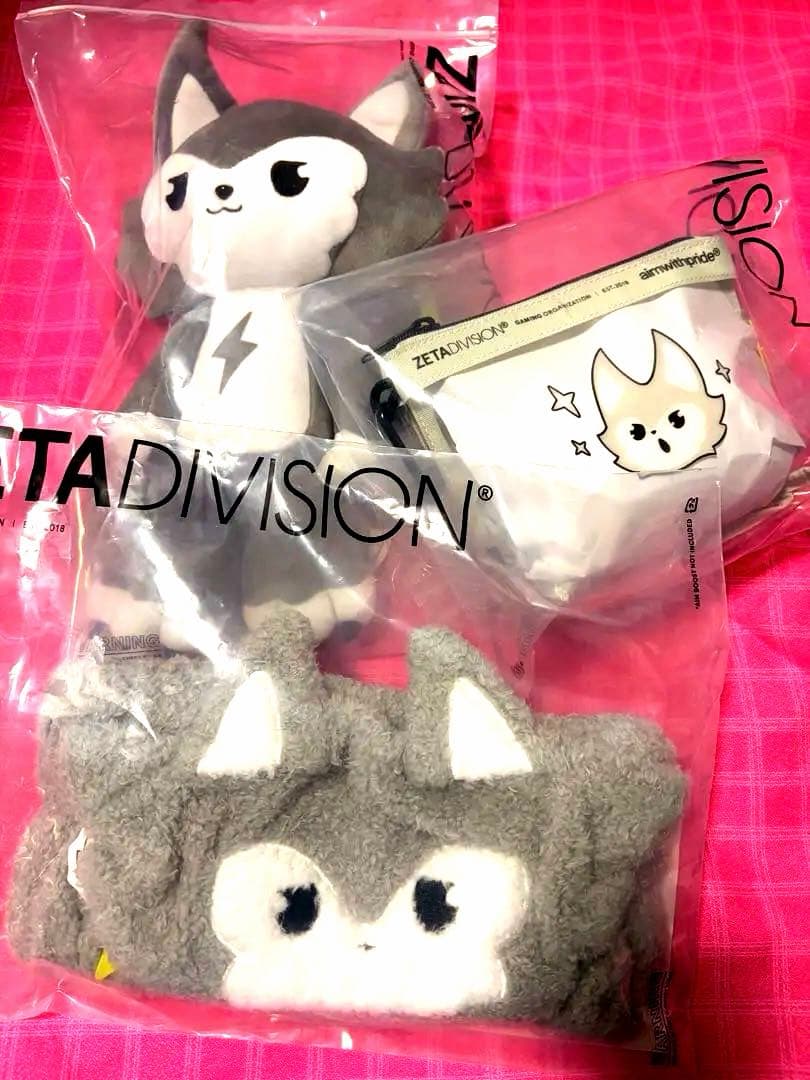 ZETA DIVISION ZETAくん　ぬいぐるみ ポーチ ヘアバンド