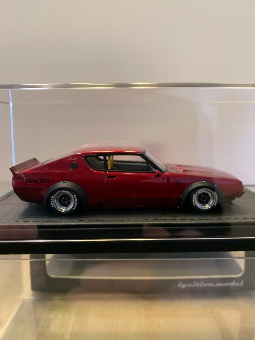 イグニッションモデル　1/43 LBWK ケンメリ メタリックレッド
