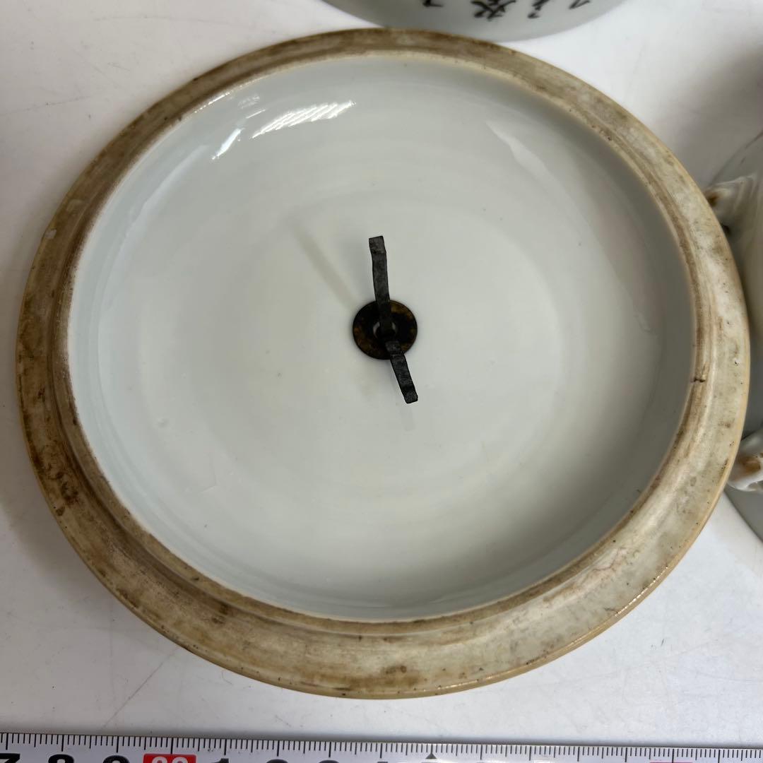 中国清時代　粉彩　四段重　高さ約18㎝　木箱付　トコオ　東さ8-0126☆2F