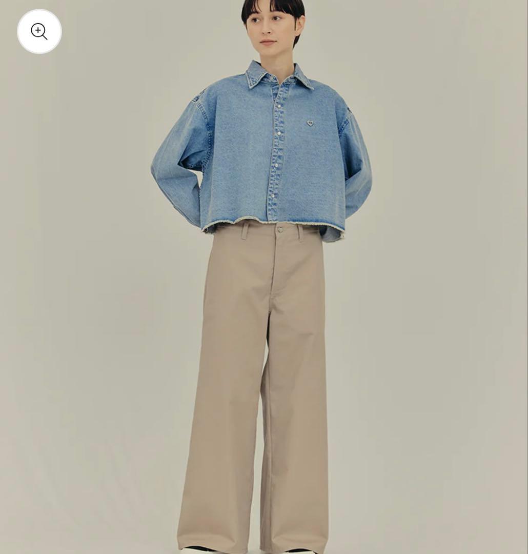 岩田剛典　GOD ONLY KNOWS CROPPED DENIM SHIRT