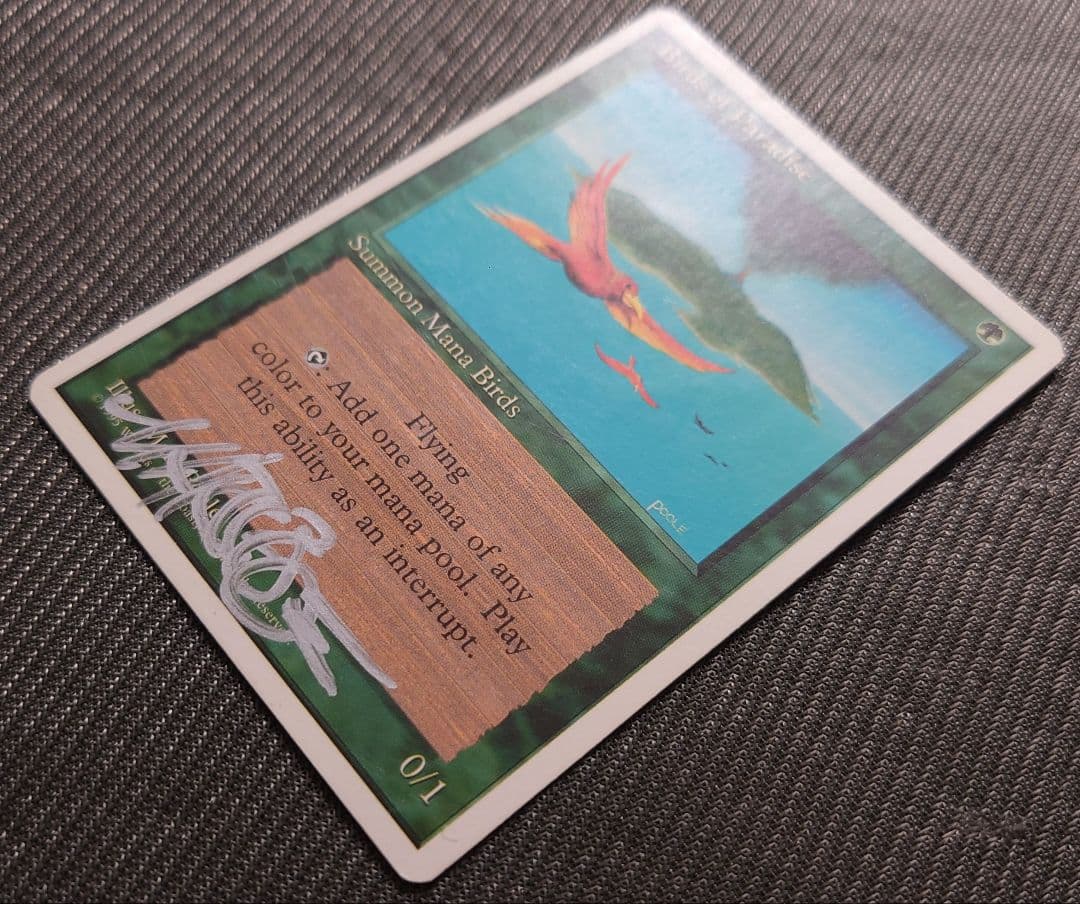 mtg 稀少 サインド 英語版 極楽鳥 4th 4ed ４版