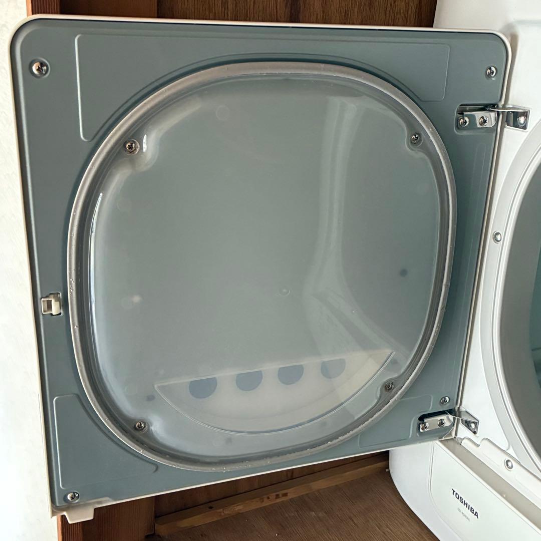 東芝 衣類乾燥機 ED-458 4.5kg ピュアホワイト 2021年製