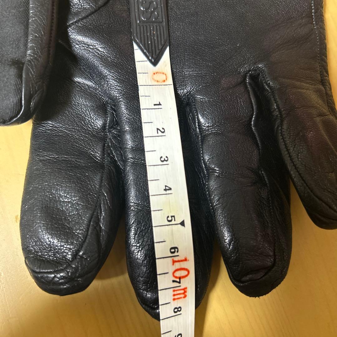 PRADAレザー ブラック 裏地カシミアサイズ9