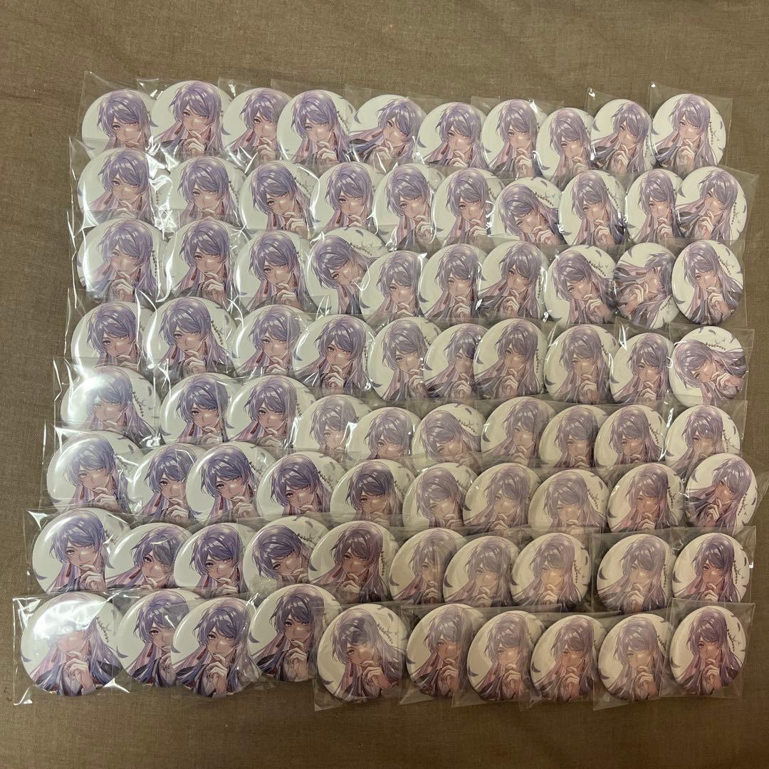 にじさんじ 弦月藤士郎 三華の楽 缶バッジ80個セット