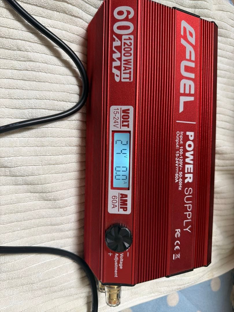 efuel 1200W 電源供給装置 60A