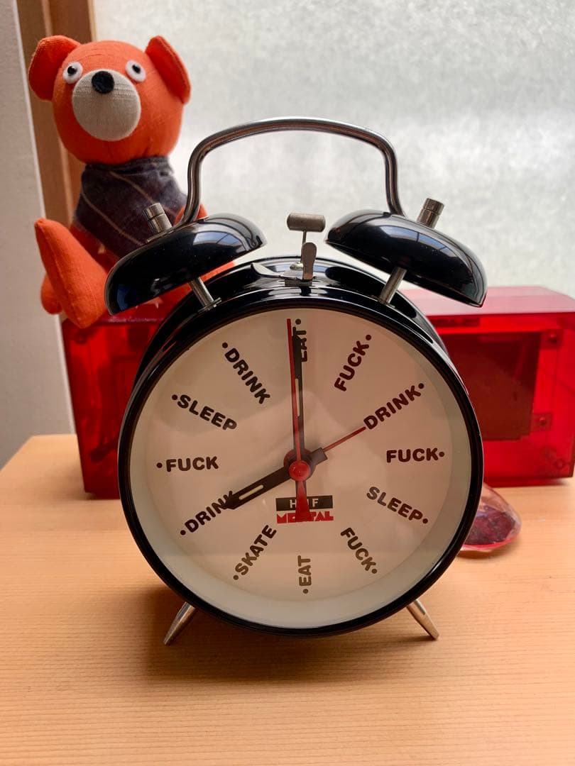 ☆【限定】HUF × SKATE MENTAL ALARM CLOCK