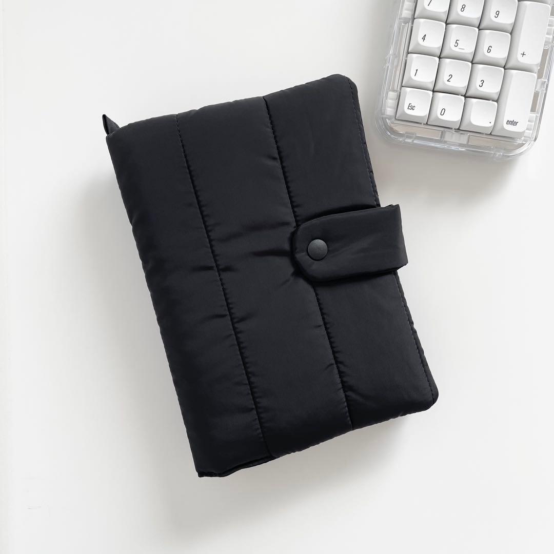 早い者勝ち　韓国　バインダー　カバー　貯金　現金管理　ブラック　シンプル