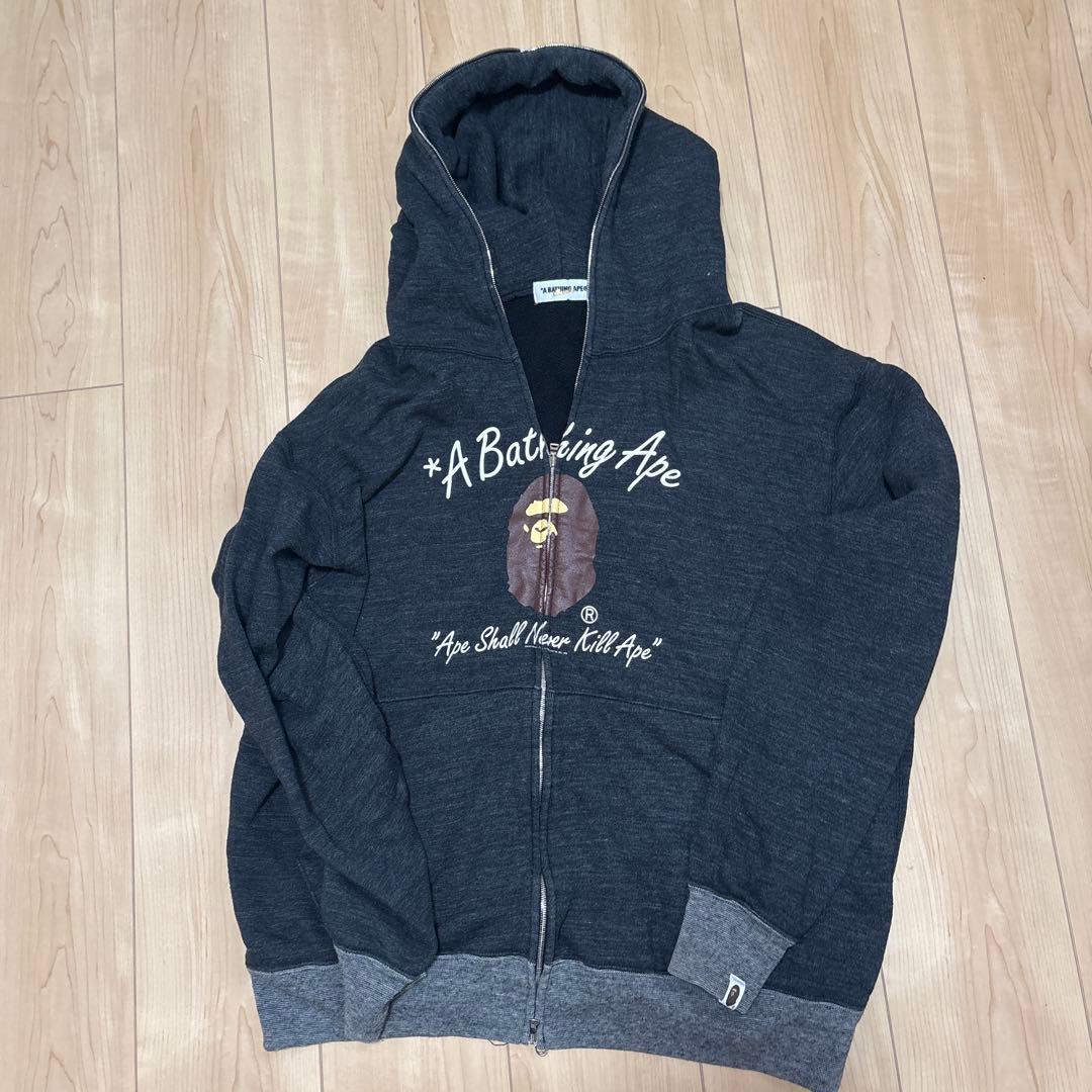 A Bathing Ape ダークグレー パーカー