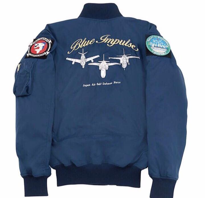 レア 希少 ブルーインパルス 松島基地帰還記念サーモライト ブルゾン ジャケット