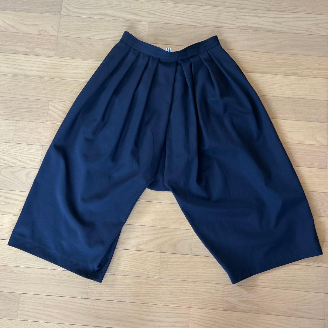 【再値下】COMME des GARCONS　サルエルパンツ　レディース　S　紺