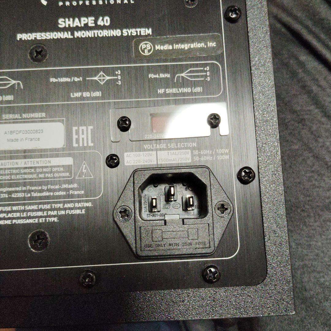 配信機器・PA機器・レコーディング機器 Focal SHAPE 40