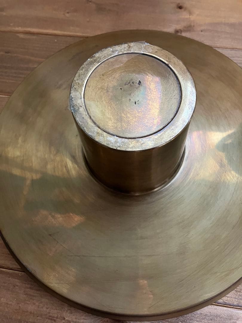 薄端　花器 置物 金属工芸 華道具