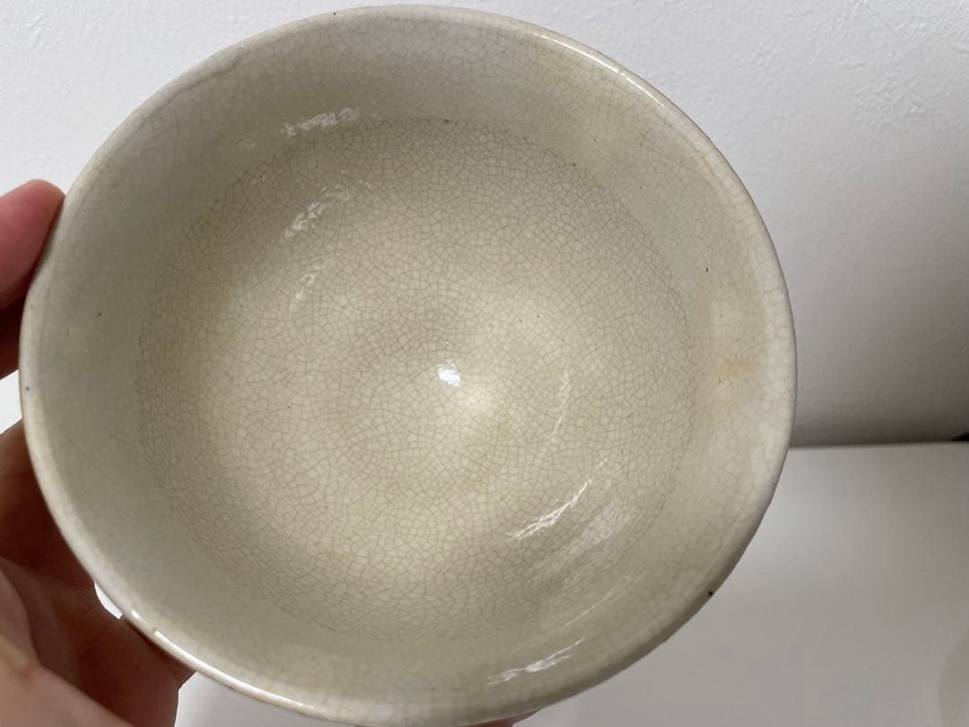 富士山絵柄の茶碗（骨董品）