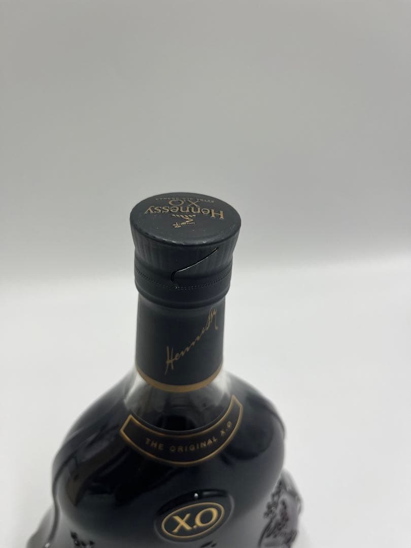 ヘネシー HENNESSY XO 黒キャップ 700ml クリアボトル