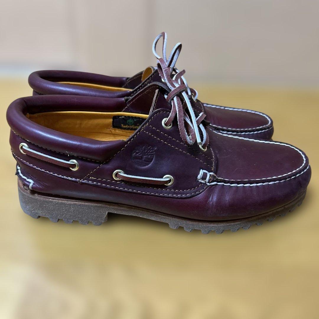 Timberland 3EYE CLASSIC LUG バーガンディ　27