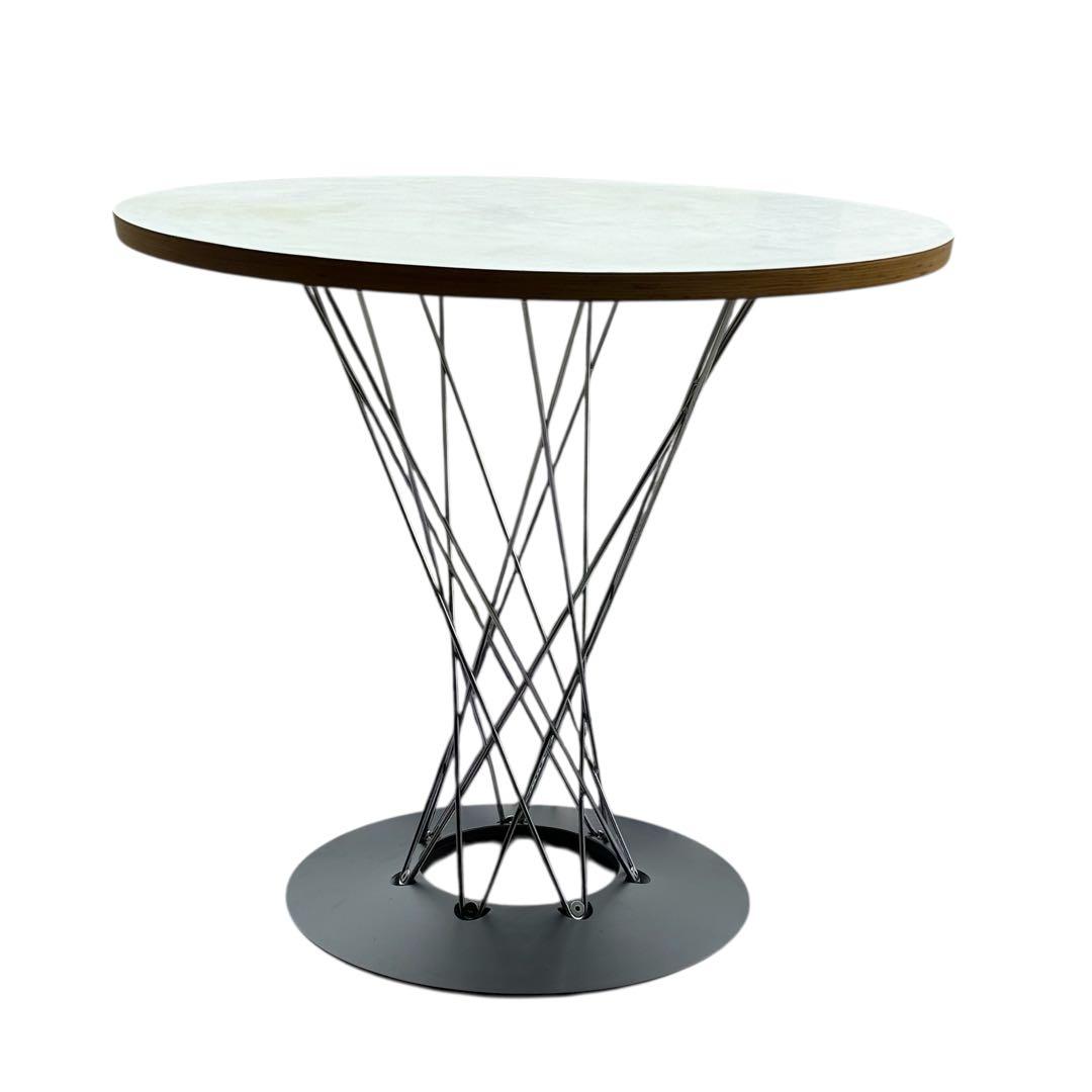 HR857 イサムノグチ サイクロンテーブル 80cm 丸テーブル 白 ウッド