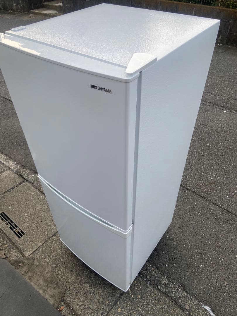 I698美品 2020年製 IRIS OHYAM 142L 冷蔵庫 ホワイト