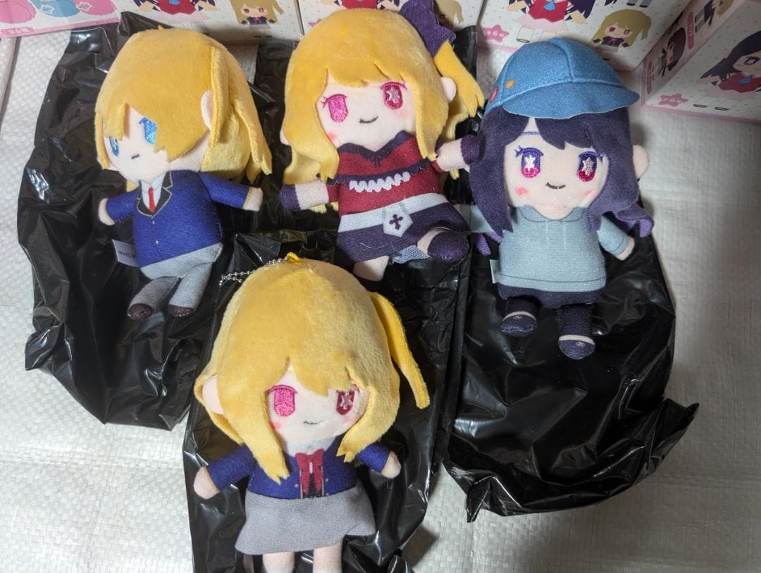 推しの子 くるみたぴぬい ぷちふわぬいぐるみ　桜餅マスコット　アイ　有馬かな