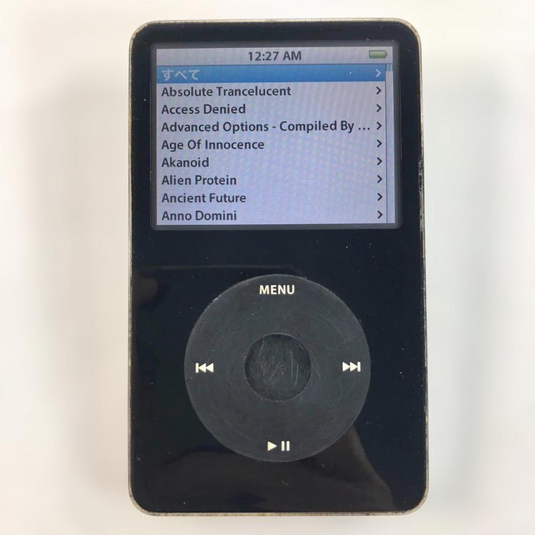 【新品バッテリーに交換済】Apple iPod classic 30GB Br