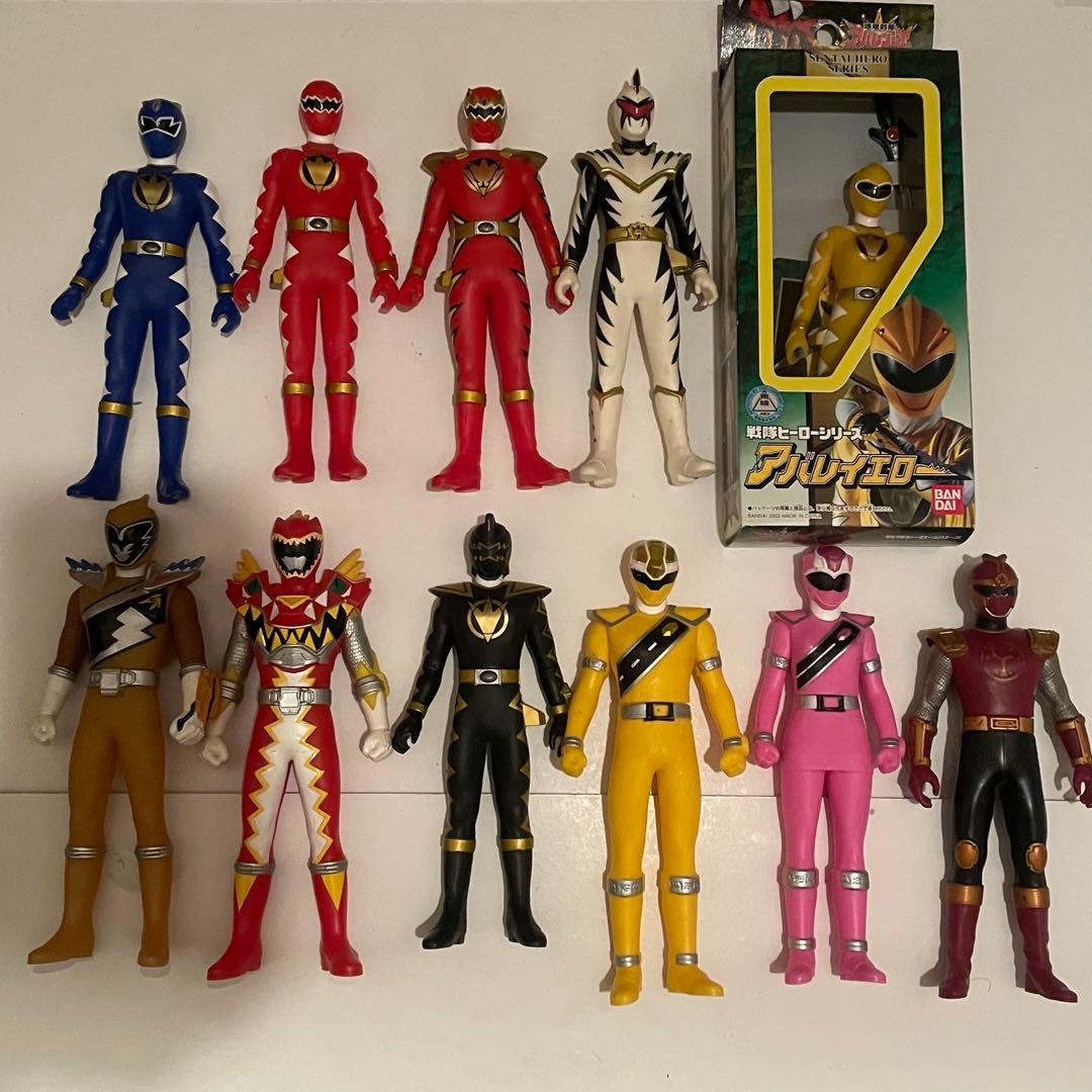 戦隊&仮面ライダー 他 ソフビ 70体 まとめ売り