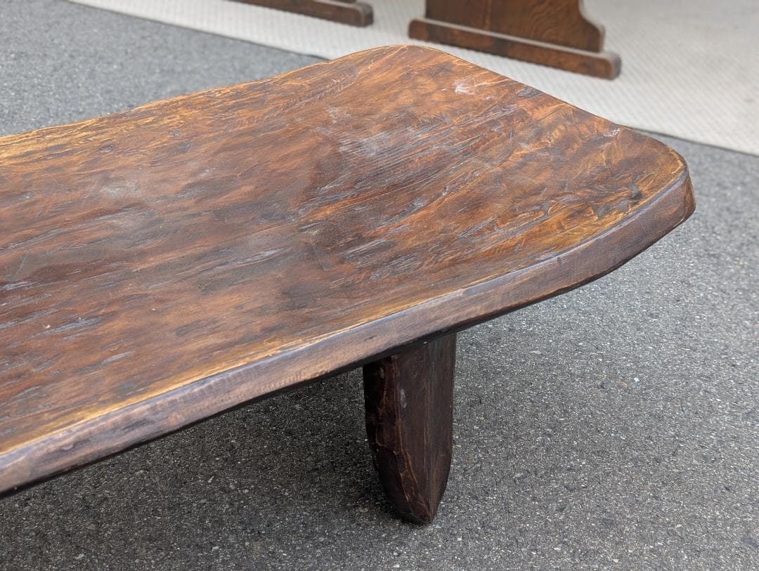 希少☆アフリカンヴィンテージ／木製ベンチ・ベッド／セヌフォ族