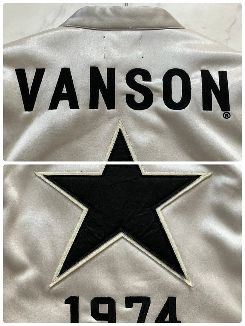 VANSON ライダースジャケット ワンスター 40周年モデル ボンディング L