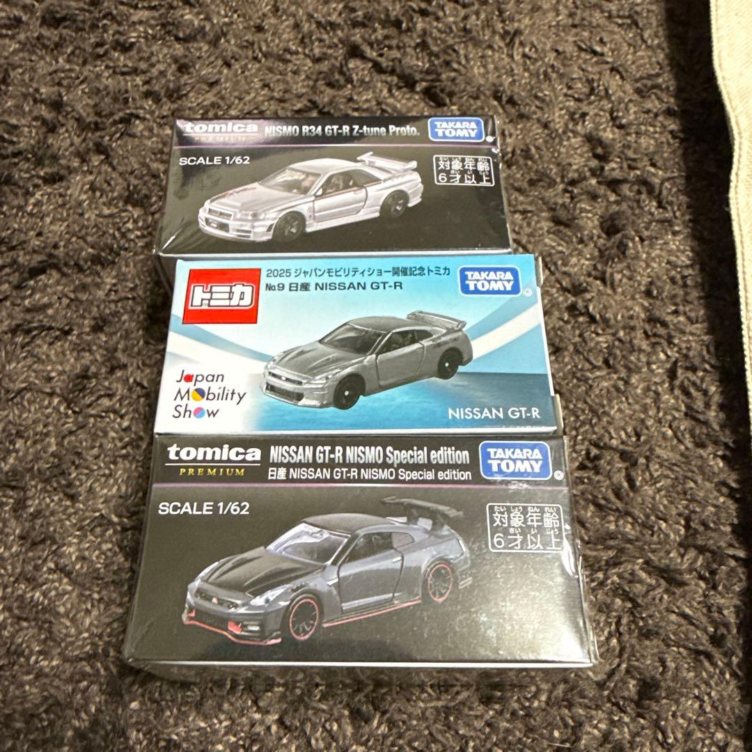 トミカ　モビリティーショー2025 限定GT-Rトミカ+トートバッグ&ピンバッジ
