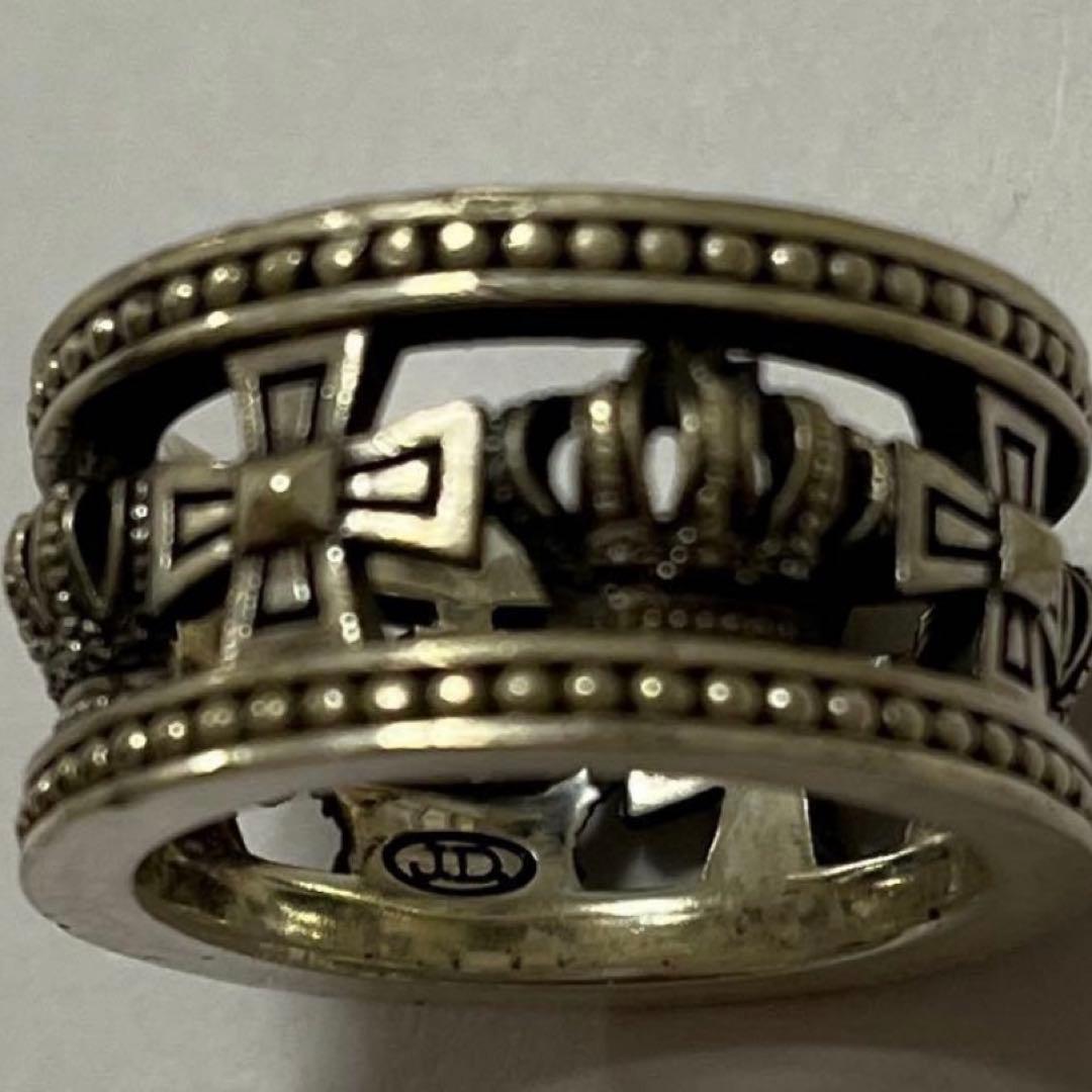 シルバーリング　ジャスティンデイビス　20号　ウエディング　指輪　いぶし