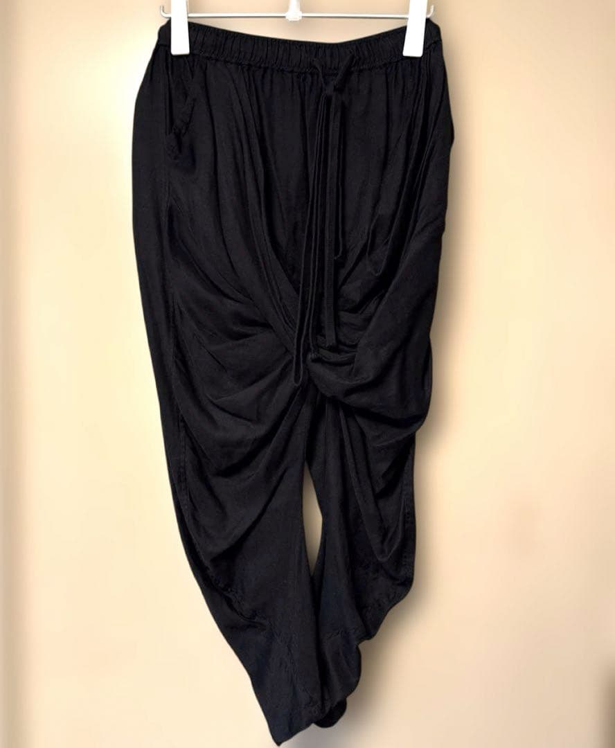 パンツ Julius Shirring Crotch Indirect Pants 2