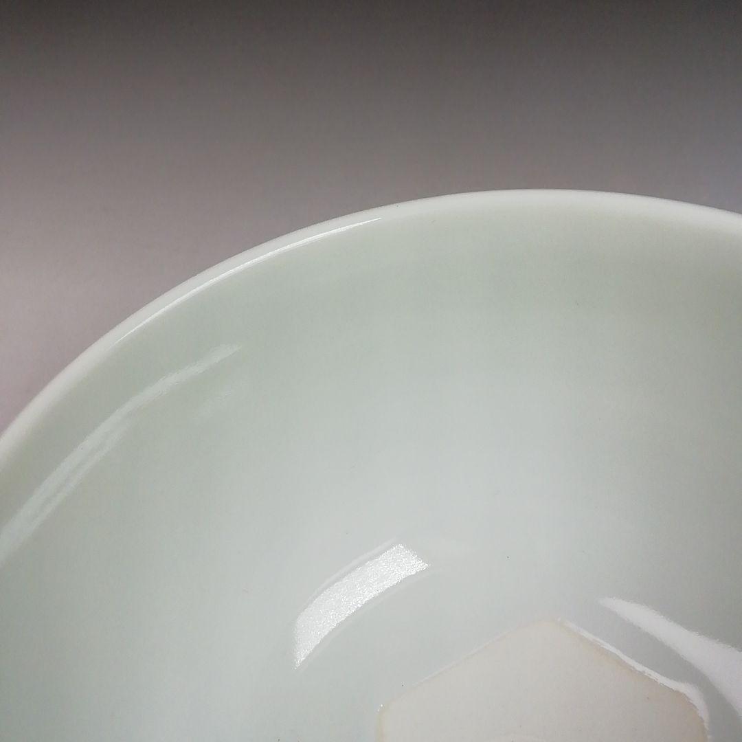 Ｓ９２２　茶碗　『染付馬絵』『平安　寺尾陶象 造』　共箱　抹茶碗　茶道具