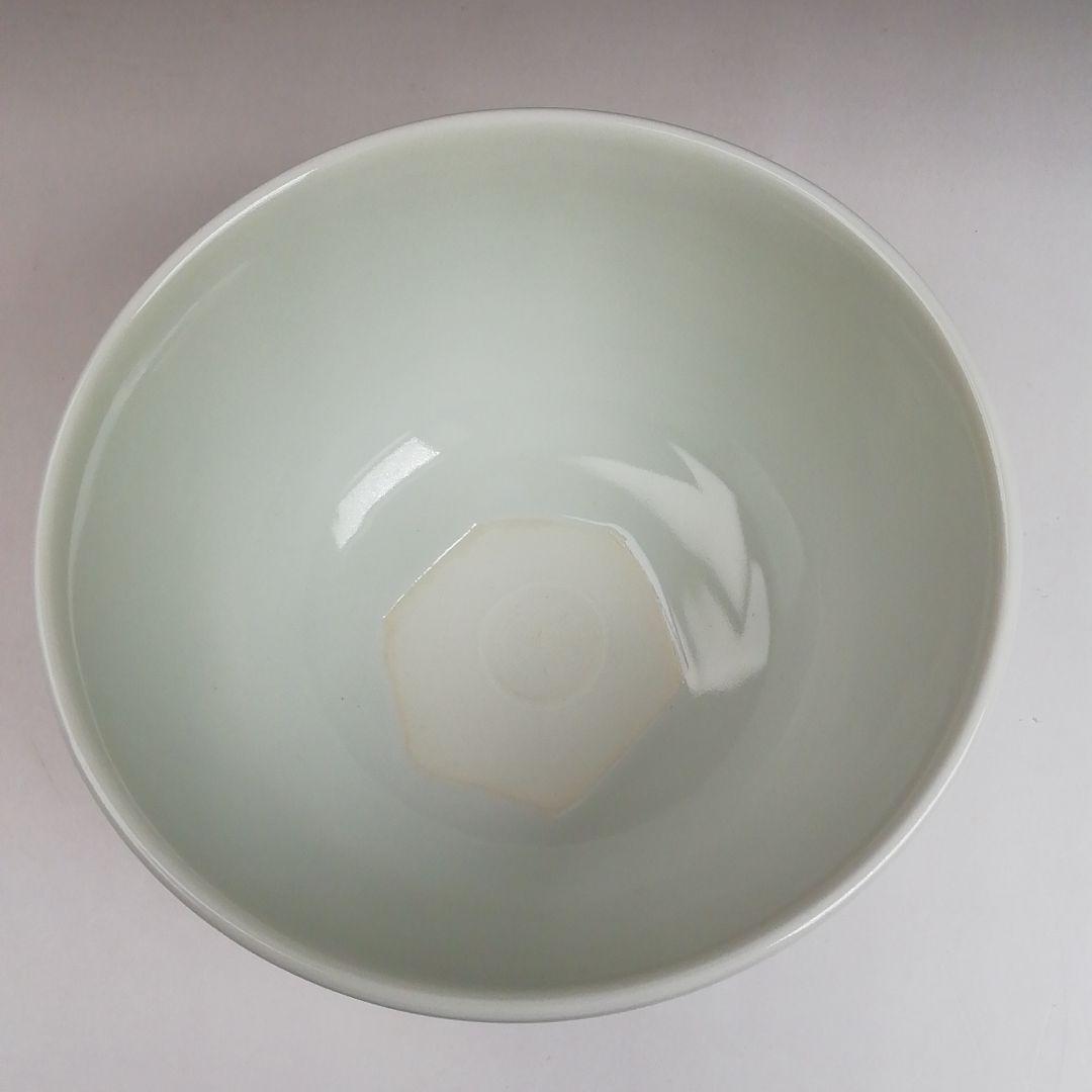 Ｓ９２２　茶碗　『染付馬絵』『平安　寺尾陶象 造』　共箱　抹茶碗　茶道具