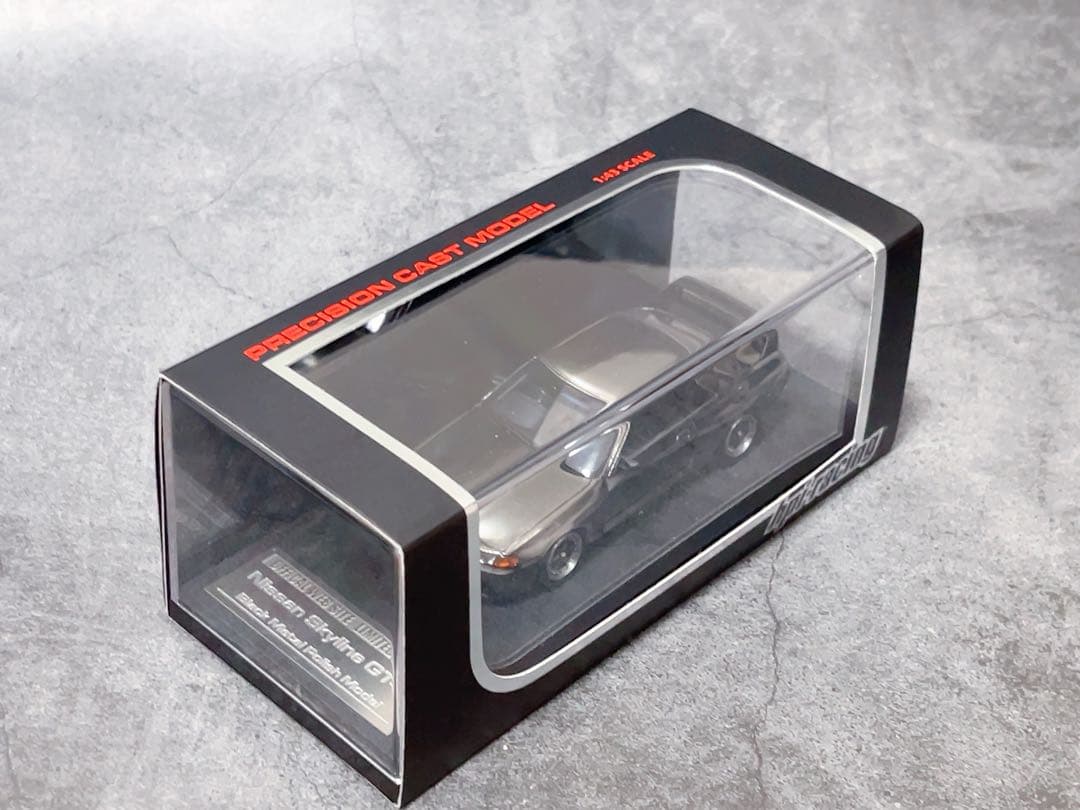 1/43 HPI 日産 スカイライン GT-R ブラック ブラックメタル　r32