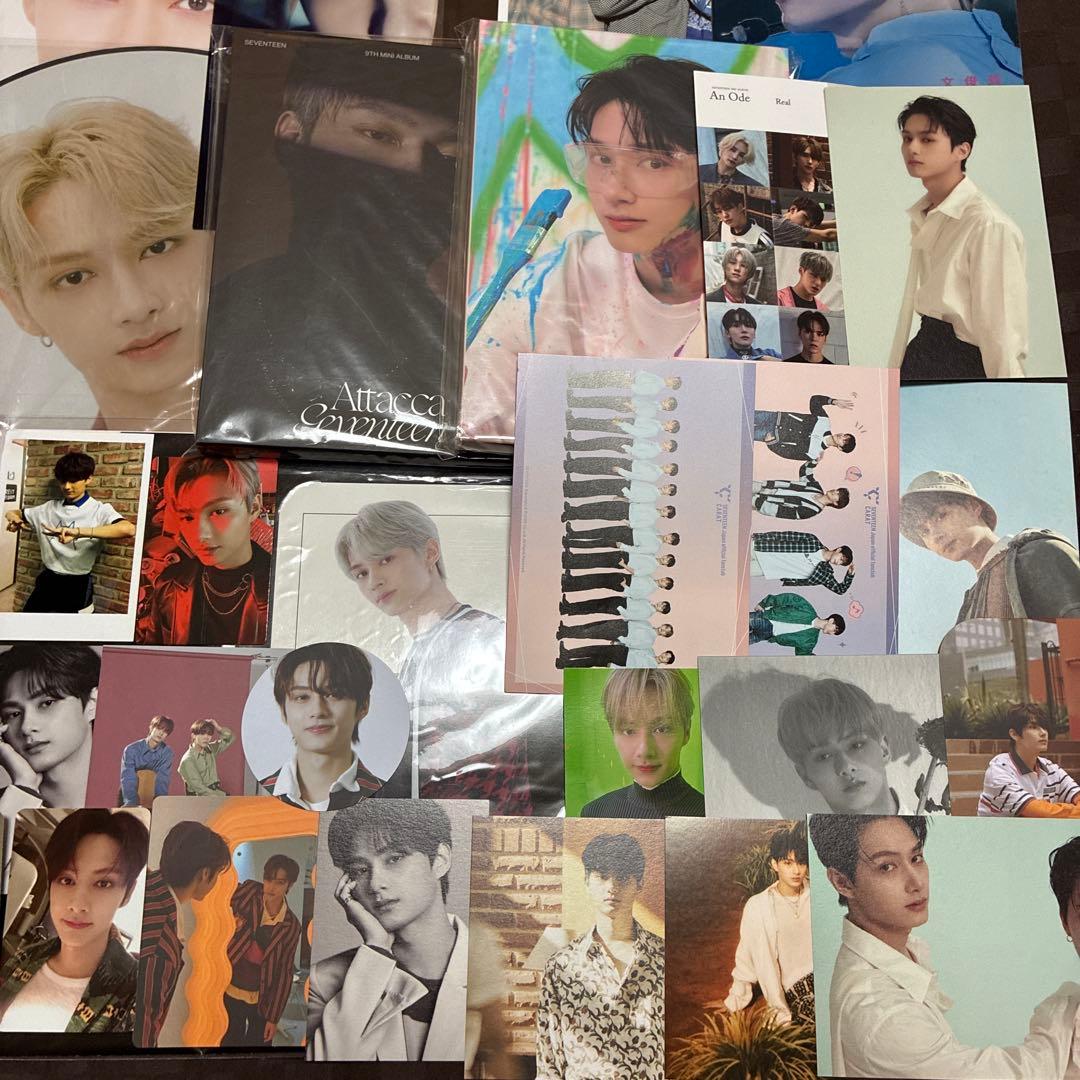 u*7様 seventeen ジュン　うちわ セット　カード　K-pop
