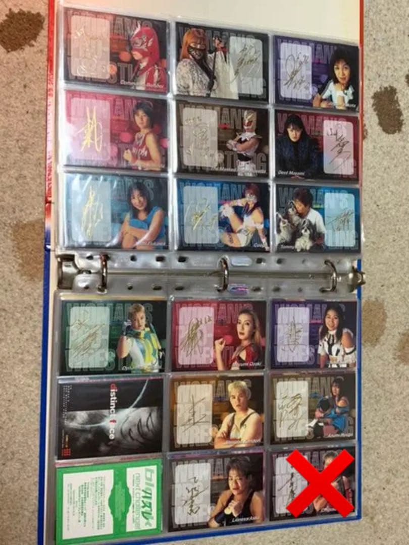 女子プロレスカード　女子プロレスサインカード　BBM女子プロレスサインカード