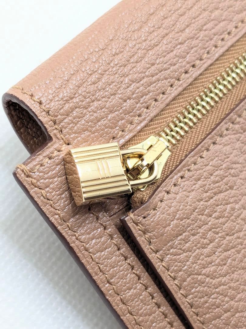 ✨極美品✨ エルメス ケリーポケットコンパクト ヴォーエプソン ケース財布