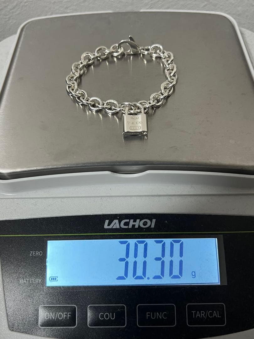 ティファニー TIFFANY ドーナツチェーンブレスレット1837カデナチャーム