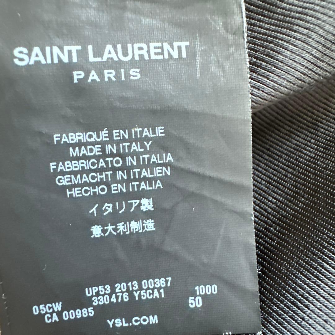 最終価格！［極上！エディ期 ］サンローラン パリ イタリア BLACK 50