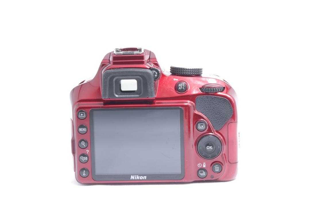 ✨Nikon D3400✨ダブルレンズ 希少カラー 赤 一眼レフ スマホ転送
