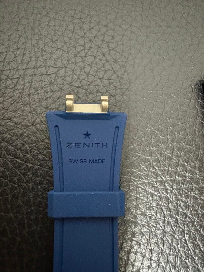 ZENITH / ゼニス デファイ スカイライン ラバーストラップ　バックル付き