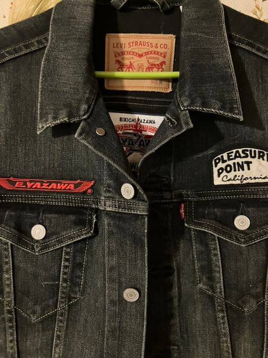 矢沢永吉　デニムベスト　イーグル　ブラックデニム　denim
