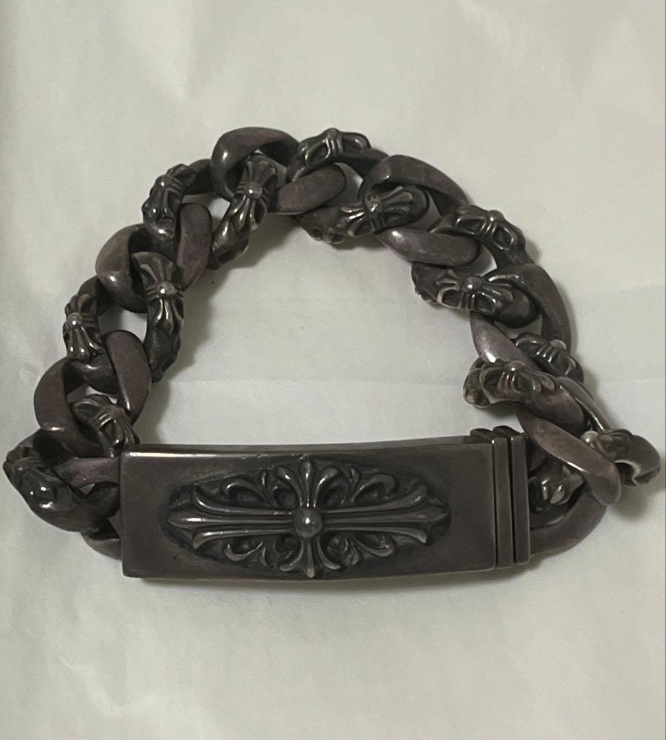 クロムハーツ フローラルクロスIDブレスレット
