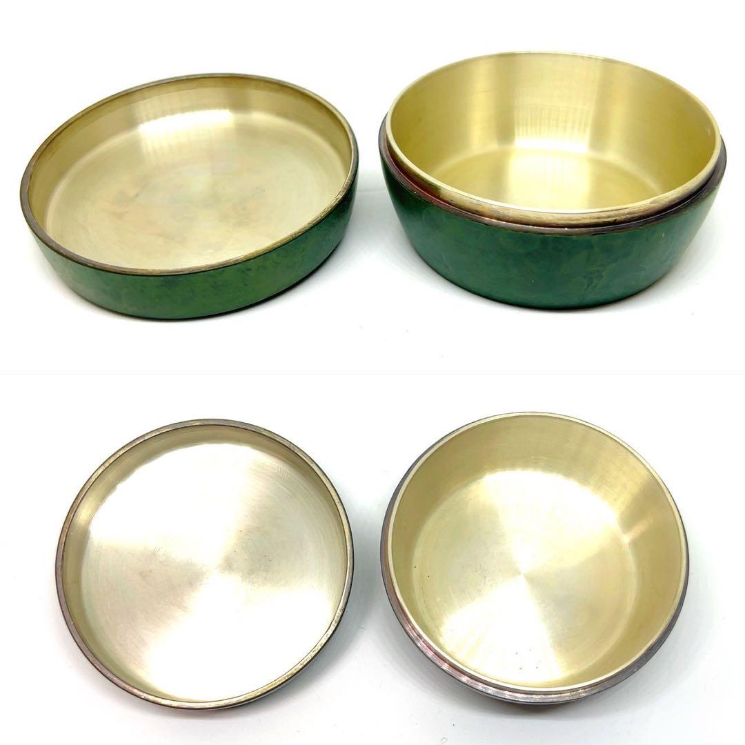 皇室御下賜 ボンボニエール(菓子器・合子) 昭和43年新宮殿建成記念 瑞鳥 青銅