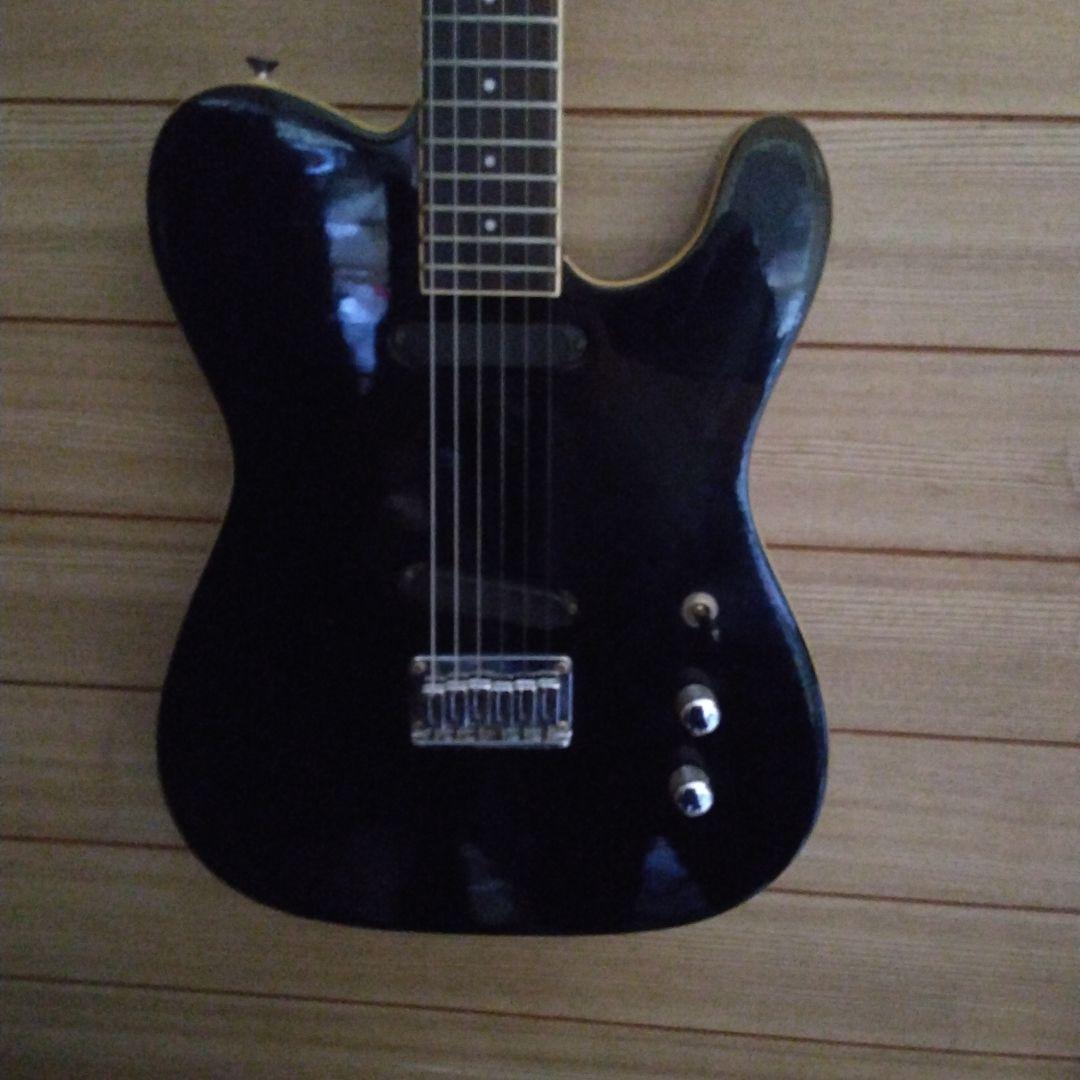 黒いテレキャスタータイプエレキギター